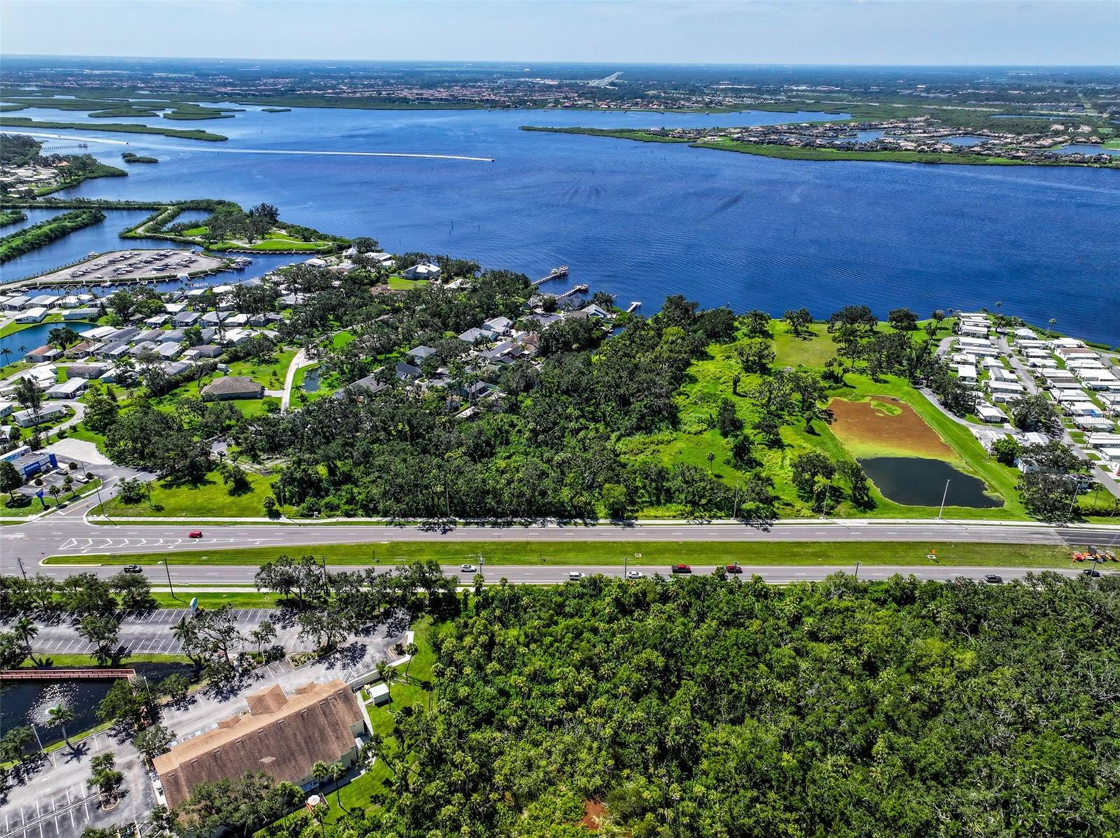 11.1 Acres Waterfront in Ellenton, FL - High Intensity Development / Marina $14,000,000