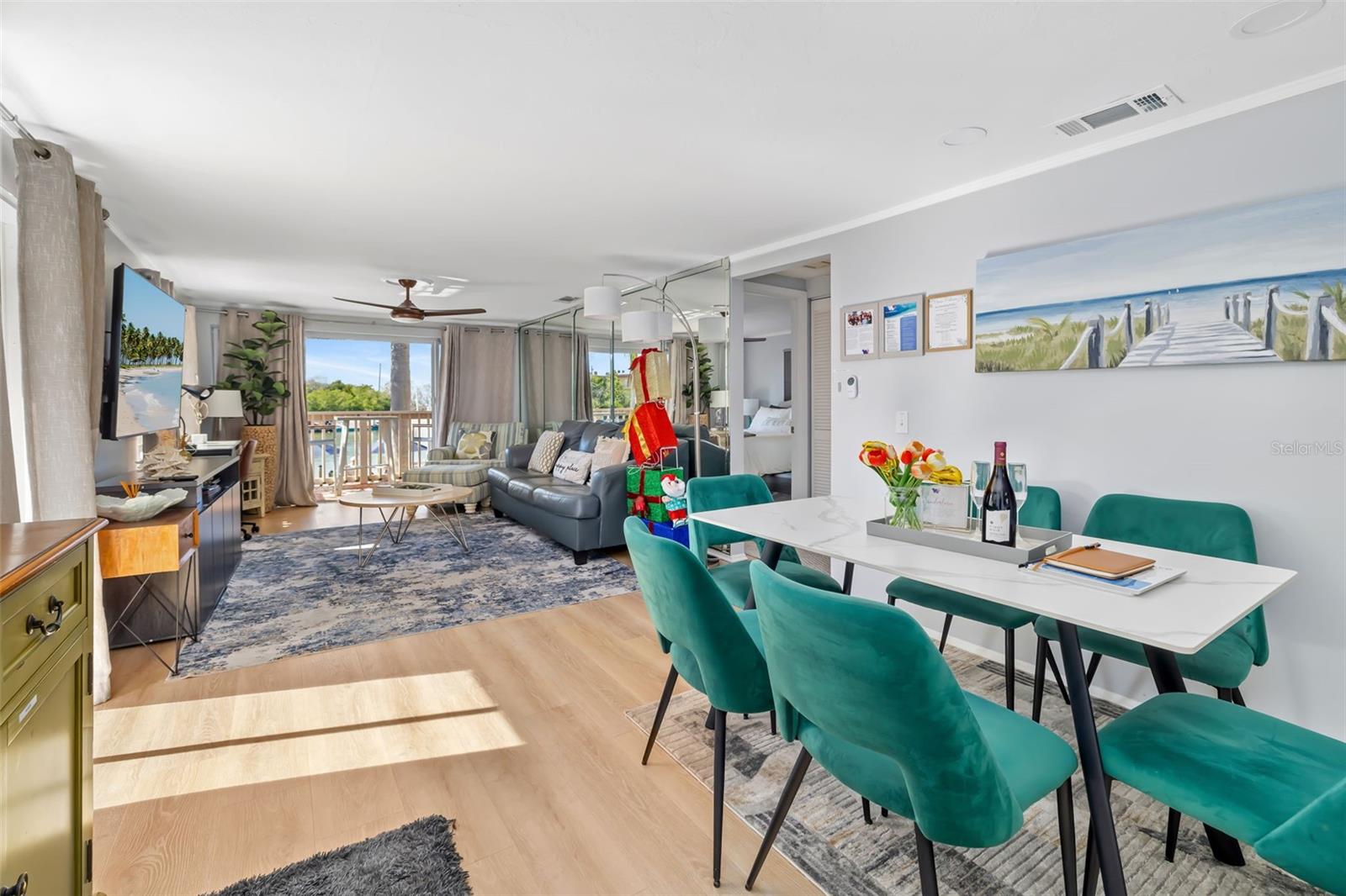 Siesta Key Waterfront 9 Unit Building + 8 Big Slips For Sale - $5,995,000